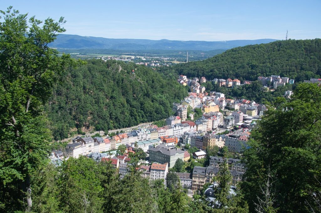 Karlovy Vary - Vyhlídka Karla IY